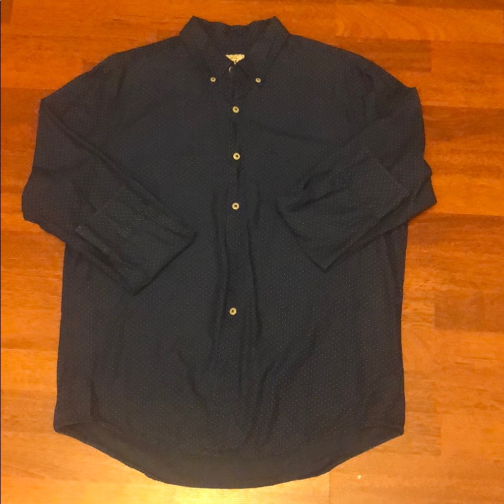 American Eagle-Premium Indigo Dress Shirt